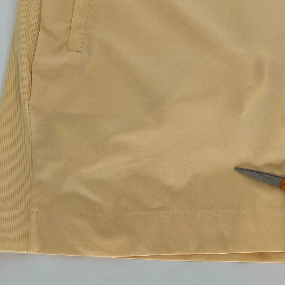 Athleta Women Brooklyn Athletic Skort Size‎ 10 Pale Yellow Golf Tennis Pockets